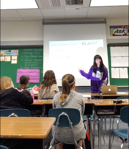 罗倩莹同学在乔治福克斯大学学习